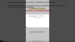 C vs Embedded C - The Real Difference in 40 Seconds