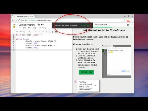 Update MicroPython (Chromebook)