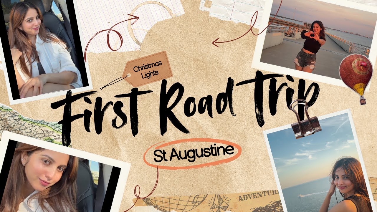 My First US Road Trip | Christmas Lights & St. Augustine Magic ✨