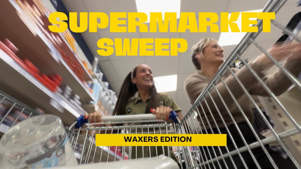 Supermarket sweep, waxing edition!