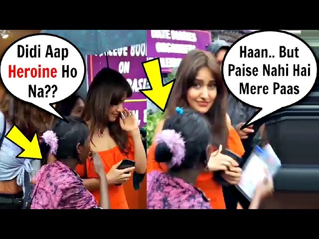 Neha Sharma Rude Behaviour With Beggar