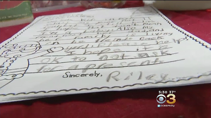 Girl Asks For Santa To Help Her Friend In Touching 'Dear Santa' Letter