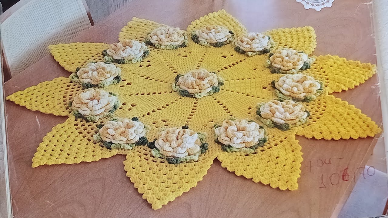 Toalha ou Tapete de Crochê (parte 4)