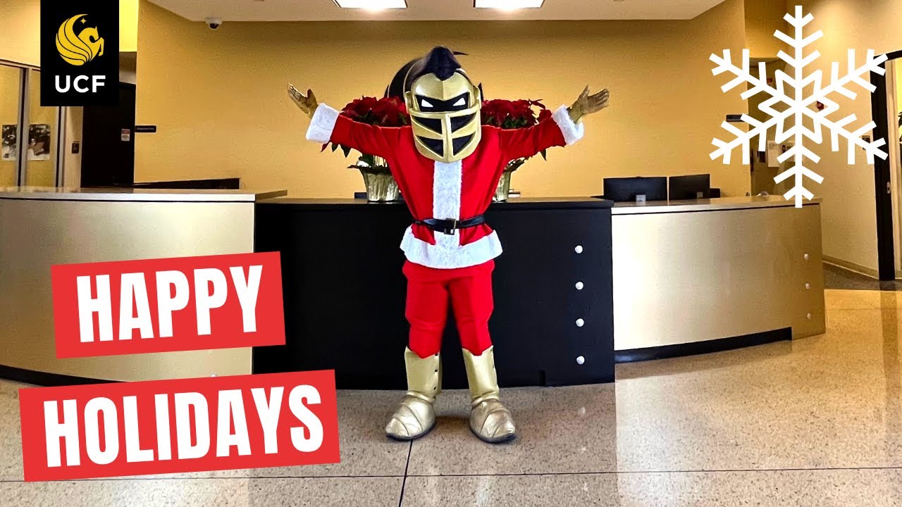 Happy Holidays from Knightro and UCF Admissions YouTube