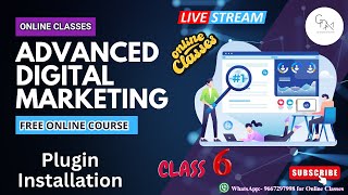 Plugin installation┃Class 6 Advance Digital Marketing Course┃GDMA┃Online Class