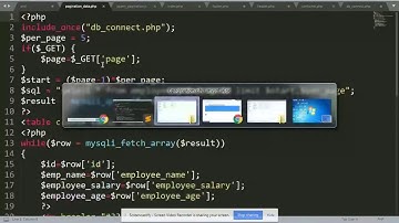 Pagination php mysql ajax