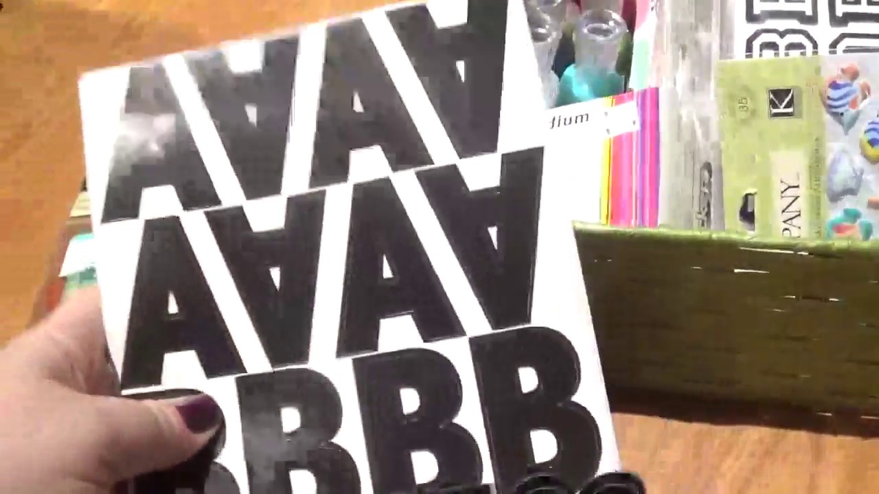 Much Overdue Haul from Creativ Festival/Scrapfest Fall 2018 scrapbook supplies ebay