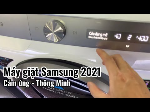 Máy giặt Samsung 2021 Chạm nhẹ chọn chương trình thông minh | Samsung WW10TP54DSH 10Kg inverter