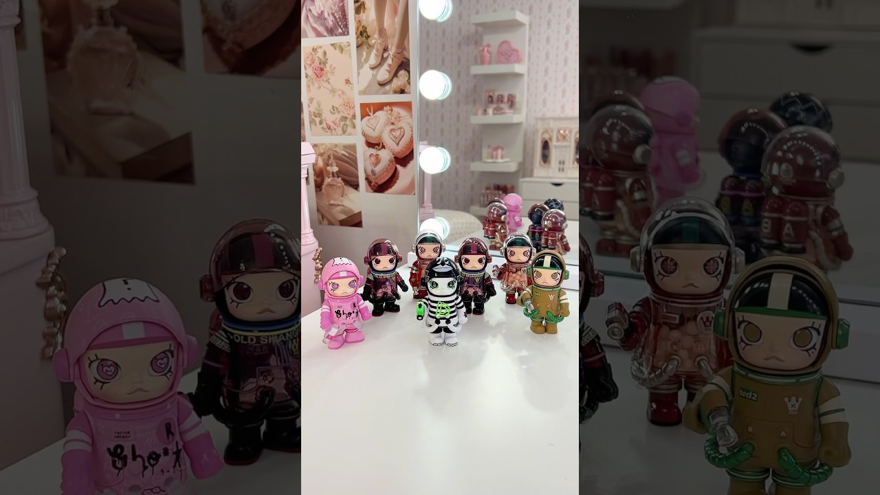 popmart mega space molly 100% series 4 unboxing (˶ᵔ ᵕ ᵔ˶) 