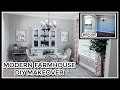 Extreme Dining Room Transformation Modern Farmhouse DIY Makeover Satisfying Before & After