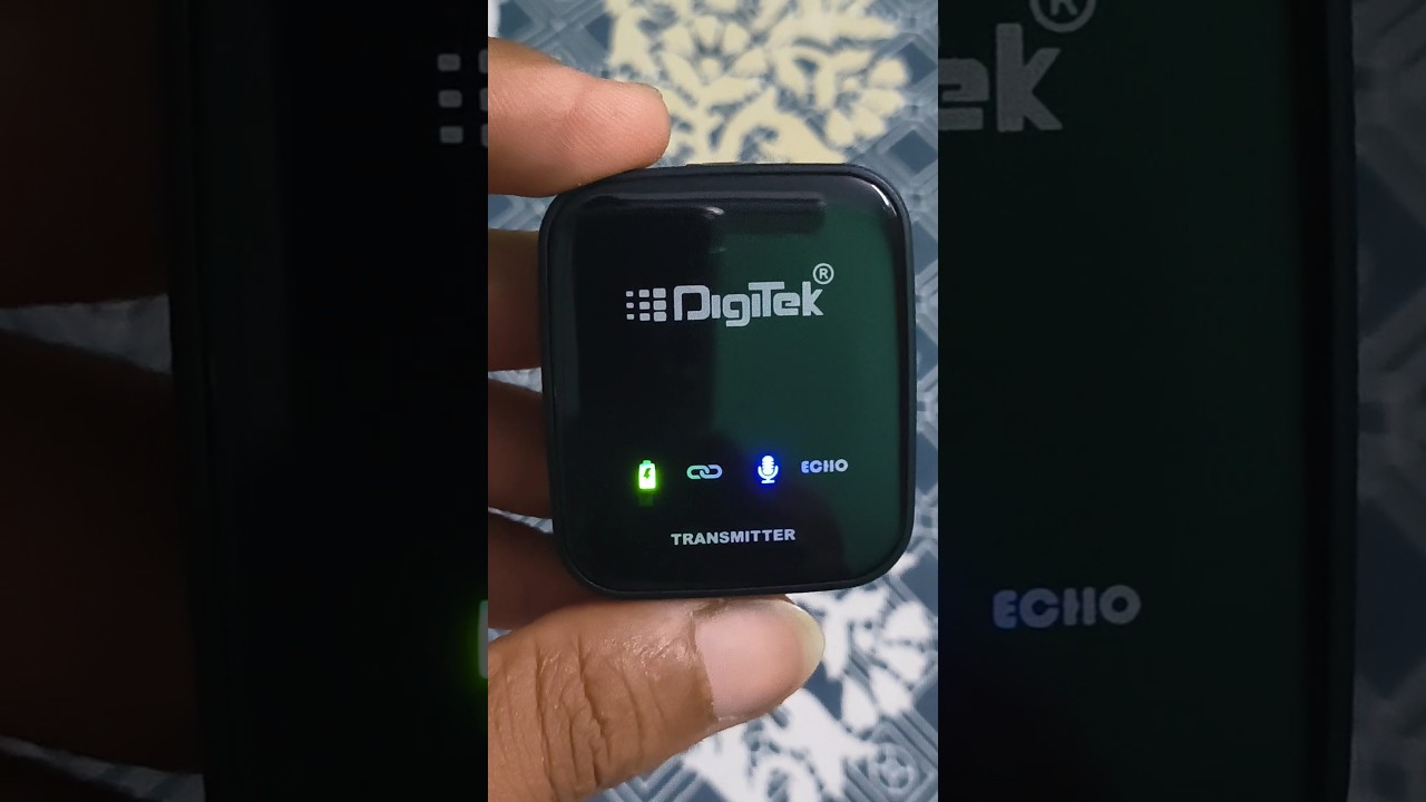 Noise and Echo Cancellation Mode in Digitek Wireless Mic Review 