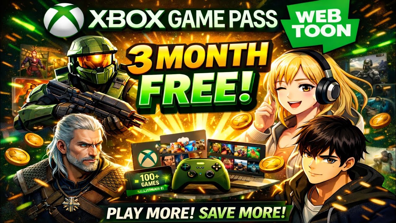  🤯Xbox Game Pass 🤑Ultimated/Premium Code Get in 🤩2 Mins 💸3 Month Free⚡