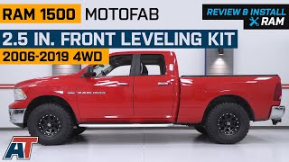 20062019 RAM 1500 MotoFab 2.5 in. Front Leveling Kit (w/o Air Ride)  Review & Install