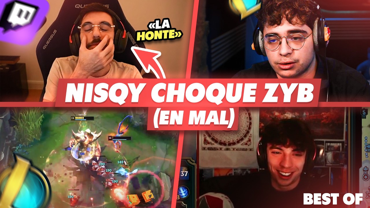 NISQYY DÉÇOIT RIIPP AVEC CE FLASH IN - Best Of LoL #1377 Réactions