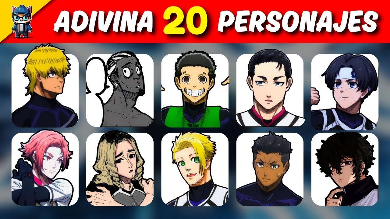 SOLO los VERDADEROS FANS de Blue Lock pueden ADIVINAR estos personajes 😱