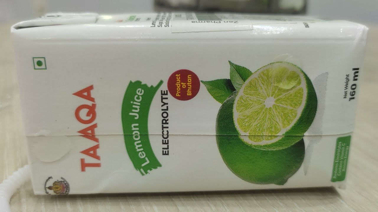 TAAQA Lemon 🍋 Juice Electrolyte Drink 