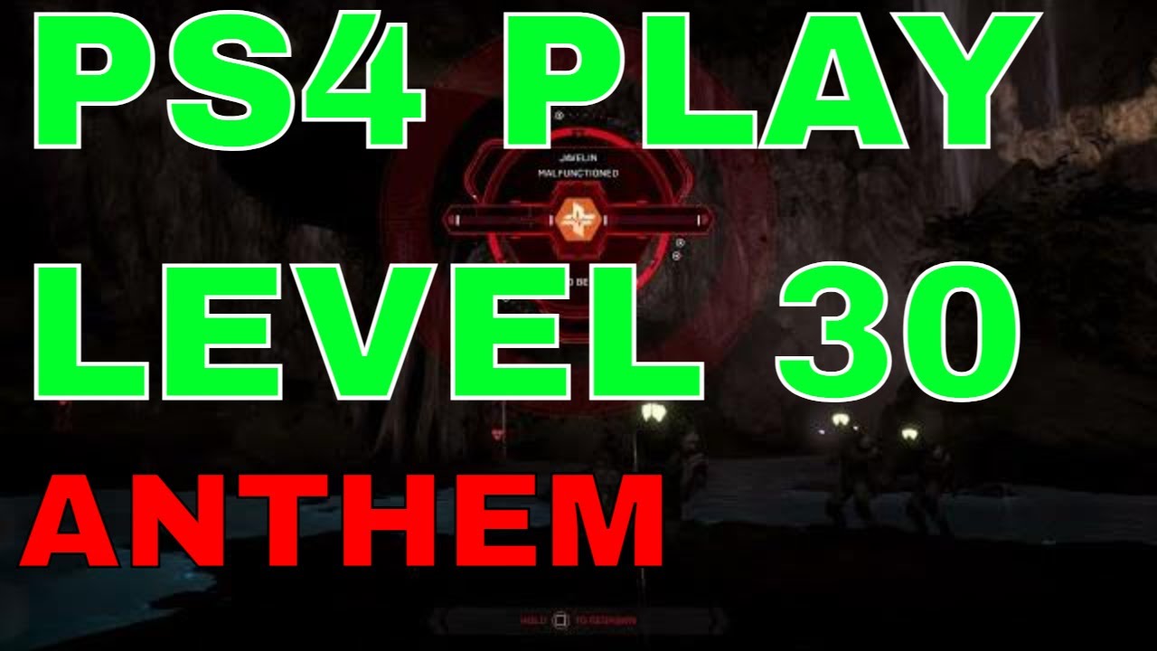 Anthem | What happens at level 30 GM1|Grandmaster 1 | PS4 Play