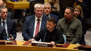 Війна Росії проти України завершиться тому, що запрацює Статут ООН – виступ Президента під час засідання високого рівня Ради Безпеки ООН
