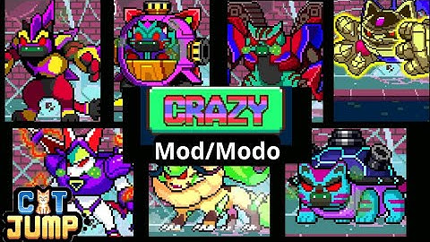 Derrotei todos os Boss/chefões do Catjump no modo crazy