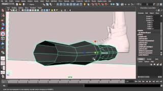 Tutorial modeling character maya : 06 Connecting the hand to the arm