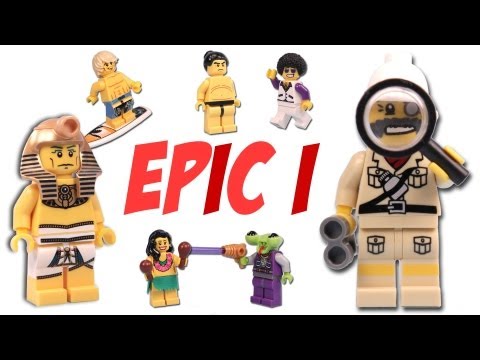 Epic Lego Minifigures Battles - Features Series 2 and 3, Stop Motion Animation