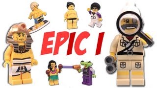 Epic Lego Minifigures Battles - Features Series 2 and 3, Stop Motion Animation
