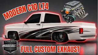 HAND BUILT STAINLESS EXHAUST FOR OUR TUBE CHASSIS C10 | PT2