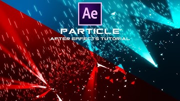After Effects Beginner Animations - Abstract Particles Tutorial | No plugins