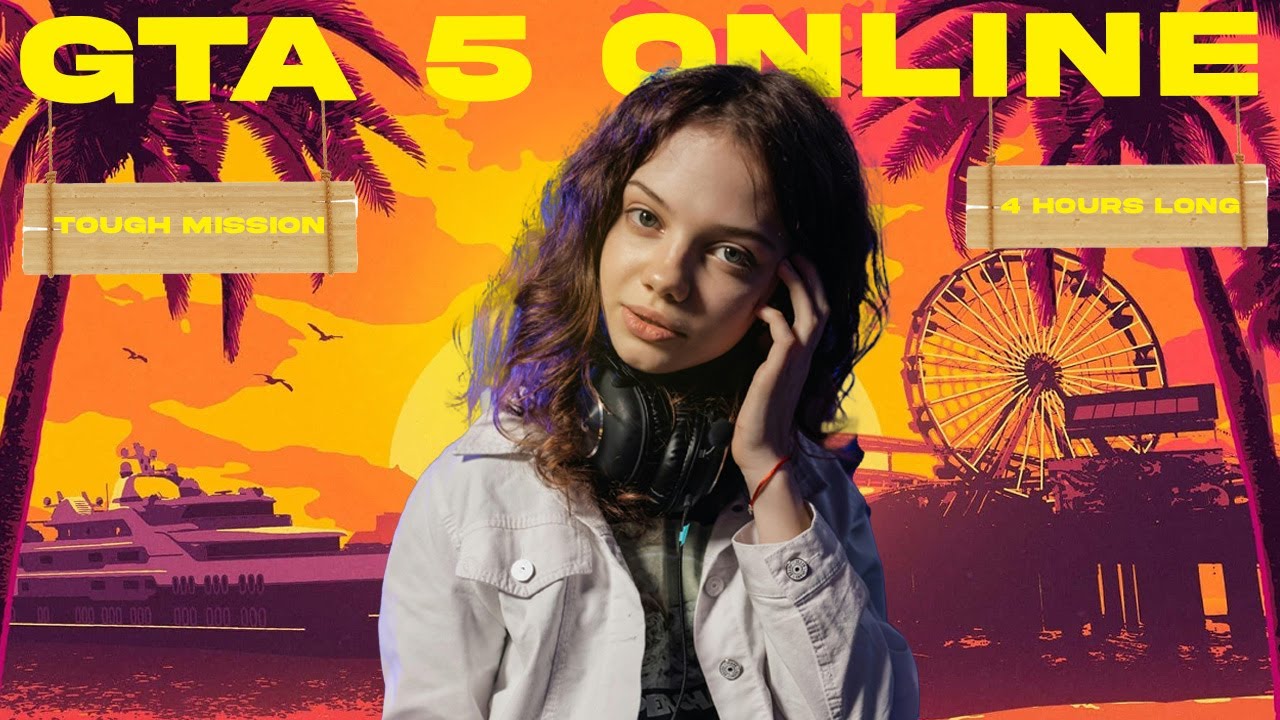 Spending 4 hours in  mission in gta 5 online  | Live Gameplay | 