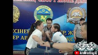 Кадеты девочки 60кг, левая и правая рука - Чемпионат Казахстана Март 2024. г. Тараз