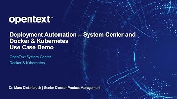 Use Case Demo: OpenText Content Suite and OpenText Extended ECM Deployment Automation