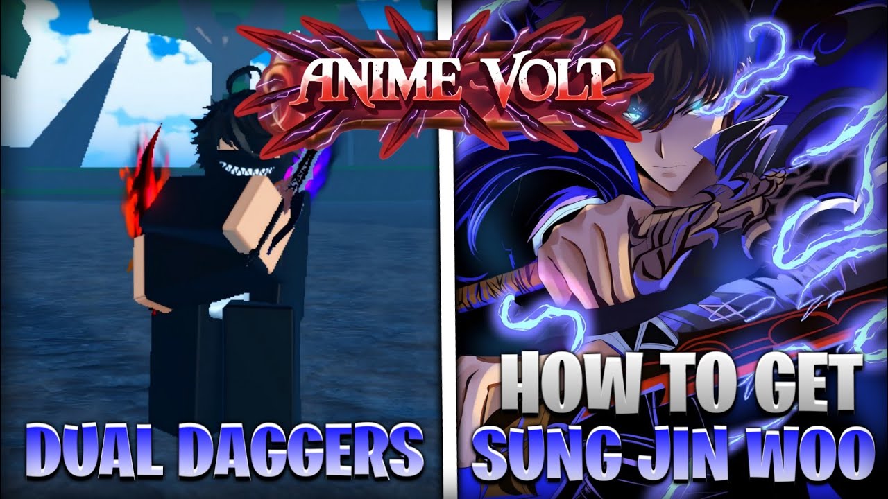 Anime Volt | SUNG JIN WOO | Showcase + Tutorial Como Obter Sung Jin Woo (Dual Daggers) 