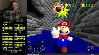 SM64 Stars of Reincarnation: ??? - Bounce Party Inside the Big House (Savestateless)