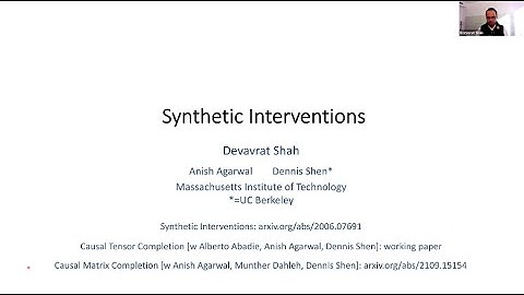 Devavrat Shah - MIT - FODSI Webinar - Nov 5th, 2021
