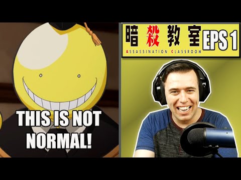 THIS IS NOT A TYPICAL SCHOOL ANIME! | Assassination Classroom Season 1 Episode 1 Reaction