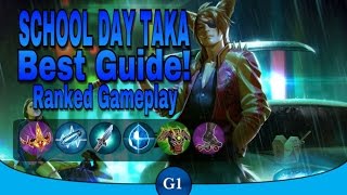 Vainglory School Day Taka Ranked Match Best Taka Crystal Build Guide Learn From Me
