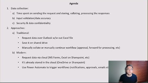 Data collection - MS Forms