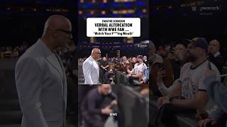 #Icymi: #Therock Got Into It With A Fan At The #Wwe #Halloffame Ceremony 😱 (🎥: Wwe)