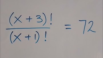 Nice Algebra Math Simplification | Factorial | Find the Value of X