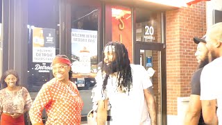 Detroit Nightlife | Caught Sada Baby mobbin downtown