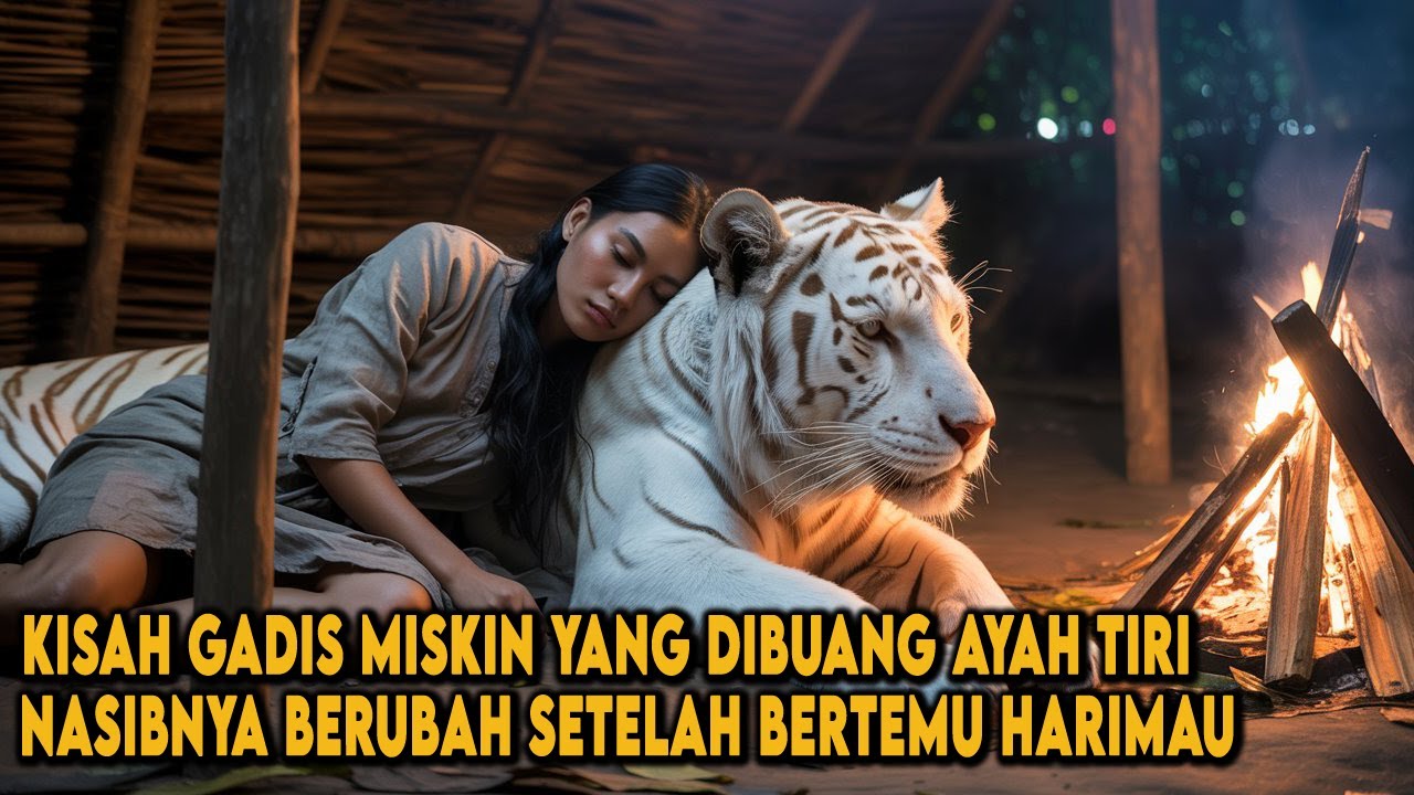 KISAH GADIS MISKIN YANG DIUSIR AYAH TIRI KE HUTAN NASIBNYA BERUBAH SETELAH BERTEMU HARIMAU PUTIH