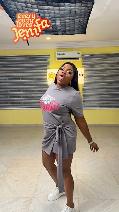 Funke akindele on everyone loves Jenifa with the cast on the attitude challenge 🤣🤣 #funkeakindele