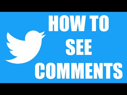 HOW TO SEE TWITTER COMMENTS (2020)