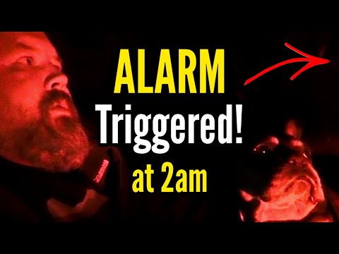 Perimeter Alarm TRIGGERED while CAMPING in the Woods!