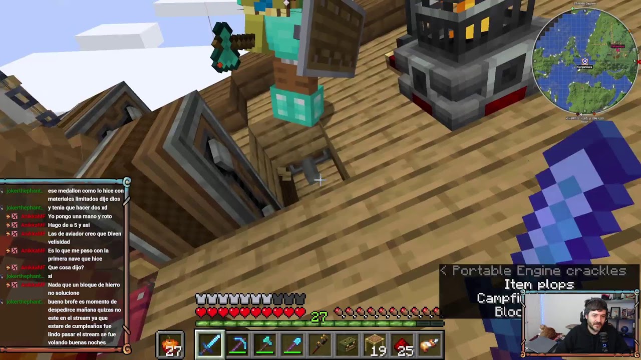 Minecraft Create Mod Zeplin Zeppelin, Nether, o Fabrica? - Minecraft Create Mod - YouTube