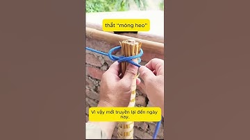 📌Kỹ thuật thắt nút được truyền lại từ xa xưa — tưởng đơn giản nhưng cực kỳ hữu dụng 😎 #mẹohay