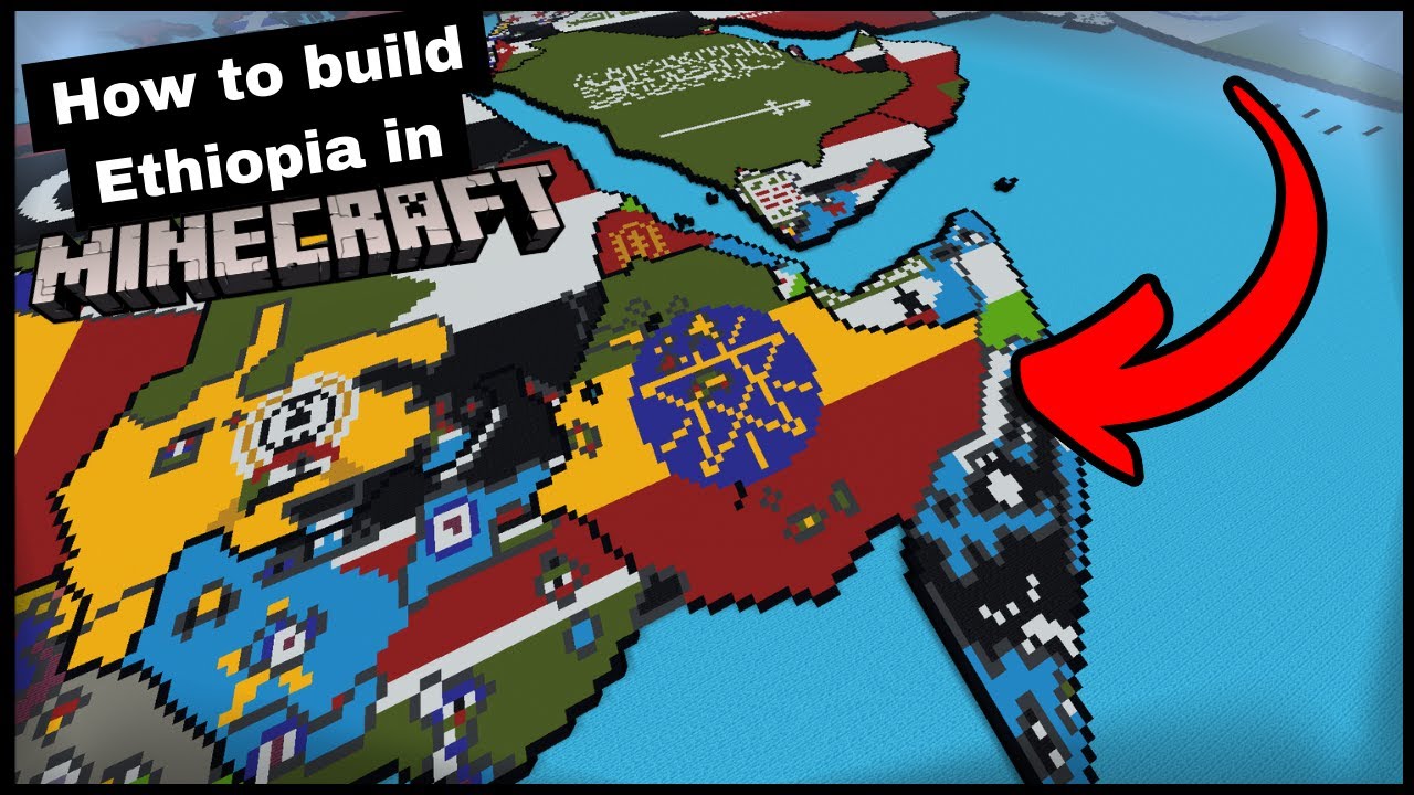 How To Build The World In Minecraft Part 77 Ethiopia - YouTube