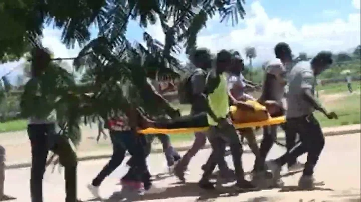Turba de Haitianos penetran a zona franca de Juana...