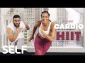 30 Minute HIIT Cardio Workout + Abs At Home - With Warmup | SELF