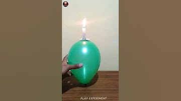 Balloon and Candle Experiment💥 | #shorts #experiment #play_experiment